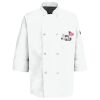 Button Chef Coat with Thermometer Pocket Thumbnail