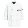 Button Chef Coat with Thermometer Pocket Thumbnail