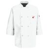 Button Chef Coat with Thermometer Pocket Thumbnail