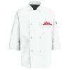 Eight Pearl Button Chef Coat with Thermometer Pocket Thumbnail