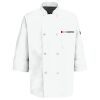 Eight Pearl Button Chef Coat with Thermometer Pocket Thumbnail