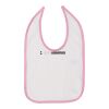 Infant Contrast Trim Premium Jersey Bib Thumbnail