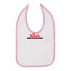 Infant Contrast Trim Premium Jersey Bib Thumbnail