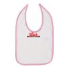 Infant Contrast Trim Premium Jersey Bib Thumbnail