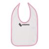 Infant Contrast Trim Premium Jersey Bib Thumbnail