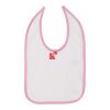 Infant Contrast Trim Premium Jersey Bib Thumbnail