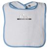 Infant Contrast Trim Terry Bib Thumbnail