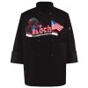 Ten Pearl Button Black Chef Coat Thumbnail