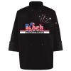 Ten Pearl Button Black Chef Coat Thumbnail