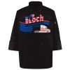 Ten Pearl Button Black Chef Coat Thumbnail