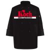 Ten Pearl Button Black Chef Coat Thumbnail