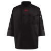 Black Knot Button Chef Coat Thumbnail
