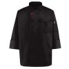 Black Knot Button Chef Coat Thumbnail