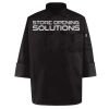 Black Knot Button Chef Coat Thumbnail